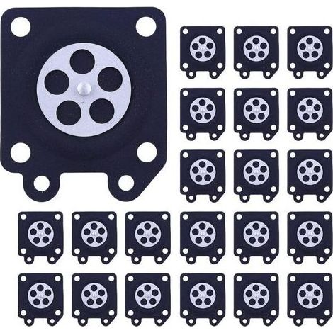 20 Pièces Diaphragme de Carburateur pour Walbro WA WT WY WZ Série, Kit Membrane Joint Carburateur Kit de Reparation OEM 95-526, 95-526-9, 95-526-9 (1/5)
