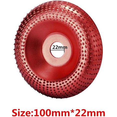 Rouge (diamètre intérieur 22 mm) Plateaux à thé à poncer, disques de ponçage à façonner, disques de polissage, disques de ponçage pour le travail du bois, meuleuses d'angle, disques pour le travail du (1/5)