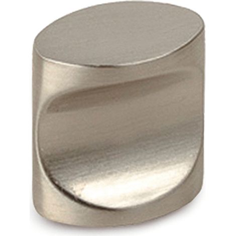 Bouton de meuble  Style contemporain  Fabriqué en Zamac  Fini nickel satiné  Dimensions 171119mm  Système de fixation vissé  Comprend des vis M4  4 unités - talla