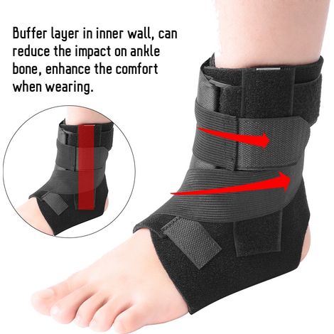 Orthèse de cheville ajustable pour pied tombant, correcteur varus-valgus avec maintien latéral (1/5)
