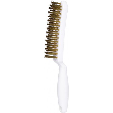 Brosse métallique à 3 rangées laiton, 285 mm (1/5)