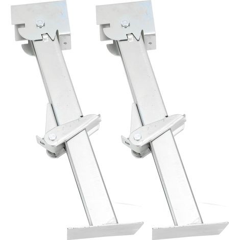 Yctze Crics Stabilisateurs Pivotants pour Remorque, Accessoires Télescopiques pour Camping-Car, capacité de Levage de 1 000 LB, Support de 650 LB, Crics Pivotants Robustes avec. (1/5)