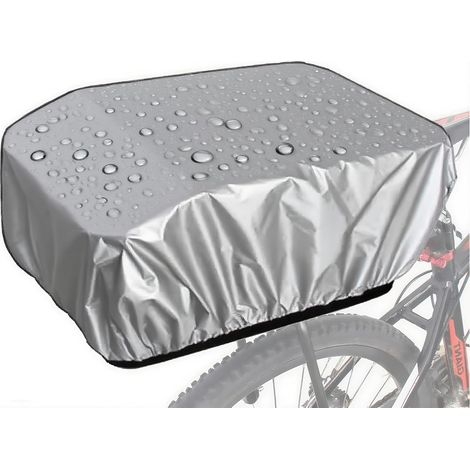 Housse de pluie pour porte-bagages arrière de vélo, 5 L à 20 L, argent (1/5)