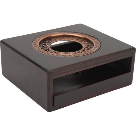 Bambou Théière Chauffant Rapide Chauffage Économie Énergie Base Chauffante pour Accessoires Thé (1/5)