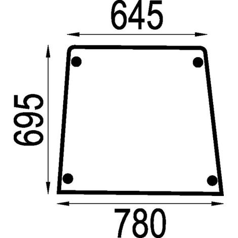 Cristal de la puerta sup UNIVERSAL 4354138N (1/2)