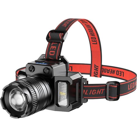 Lampe frontale pour adultes, lampe torche à angle réglable pour la pêche (1/5)