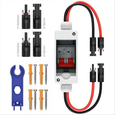 Disjoncteur pour panneau solaire avec boîtier étanche IP65 (1/5)