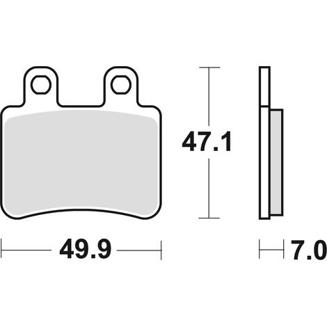 Pastillas de freno TRW ZF KH350 orgánicas para Yamaha DT 50 02-08, XT 125 05-12, delanteras/traseras