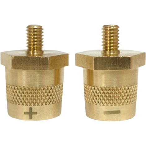 Connecteur de batterie de voiture, filetage intérieur 8 mm, filetage extérieur 6/8 mm, tête de pile ordinaire modifiée, connecteur de batterie en laiton, accessoires de modification (1/5)
