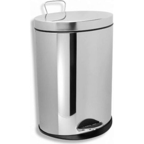 Novaservis Badaccessoires - Mistkübel, rund, 12 l, chrom 6161,0