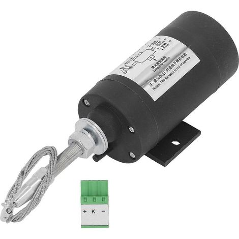 Soupape d'arrêt moteur, protection contre les surcharges et les courants de fonctionnement faibles, électrovanne de coupure de carburant pour moteur diesel, normalement ouverte à la mise sous tension, (1/5)
