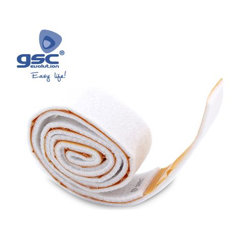 Rolle von Filzklebstoffmöbeln 25mmx2M Weiß GSC 003802777