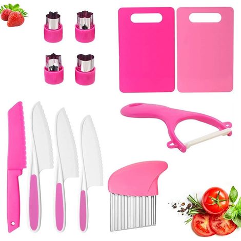 Set di 12 coltelli per bambini - Rosa (1/5)