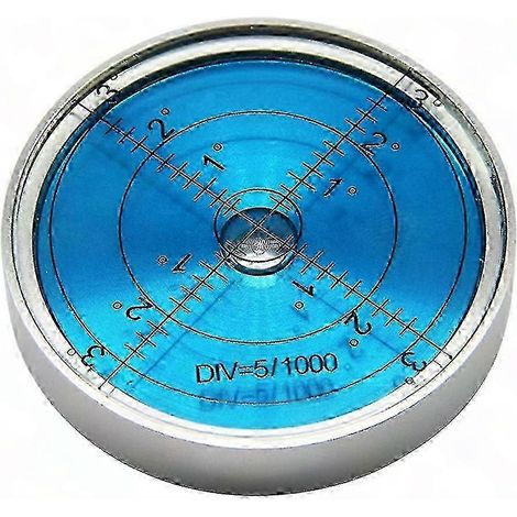 Hochpräzise runde Wasserwaage für Oberflächen, Zielscheiben-Wasserwaage mit kreisförmigem Visier, universelles Nivellier- und Messwerkzeug (1/5)
