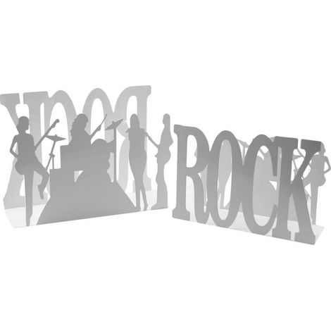 Zeitschriftenständer Metal Rock 1-2 weiß cm35x12h24
