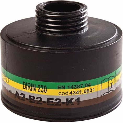 Ekastu Mehrbereichsfilter DIRIN 230 EN 14387 A2 B2 E2 K1 f.40 00 370 800, -801