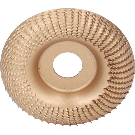 Disque à sculpter le bois, meule à façonner en acier inoxydable pour meuleuses d'angle, 22 mm, or (1/5)