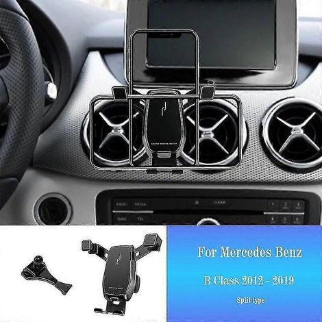 Support de téléphone portable pour voiture Mercedes-Benz Classe B W246 W242, support de smartphone, support GPS rotatif, fixation de style automobile