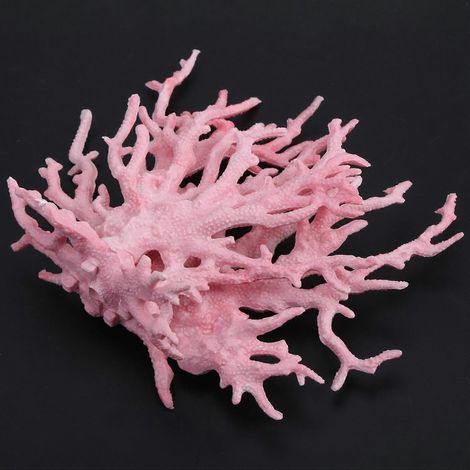 Plante ornementale en corail artificiel rose vif pour aquarium (1/3)