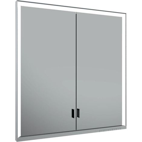 KE SPS R. Lumos 14317, ohne Ablagef., Einbau, silb-elox., 700x735x165mm, DALI (1/4)
