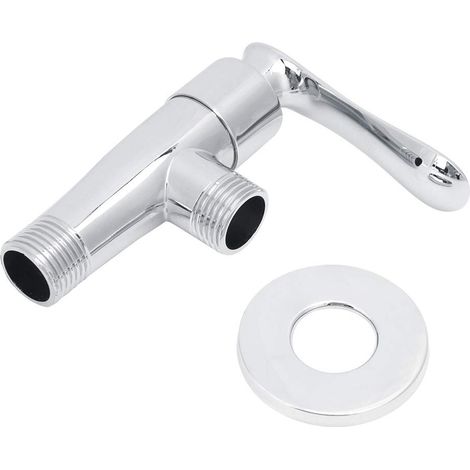 Vanne de commande, vanne d'angle, conçue de manière ergonomique pour les toilettes.