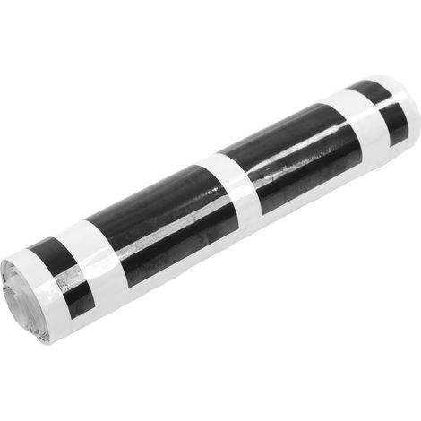 Couverture de capot de voiture à rayures en vinyle, autocollant de décoration de moteur de capot automobile, autocollant universel adapté pour SUV camion véhicule tout-terrain noir (1/5)