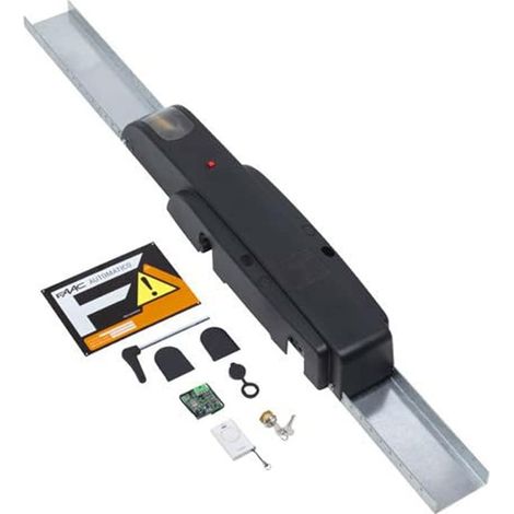 Faac – Kit de motorisation de garage 550 ITT – Moteur 230V avec encodeur – Sécurité anti-écrasement – Déverrouillage extérieur – 10561644