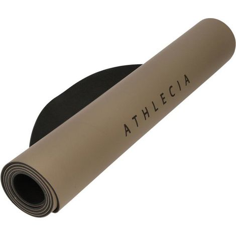 Tapete de Yoga - ATHLECIA - Oliveira - 4 mm - Beige (1/5)