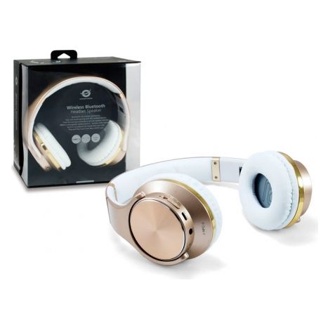 Headset concetronic eligio bluetooth mit freisprechfunktion spielt von microsd farbe gold