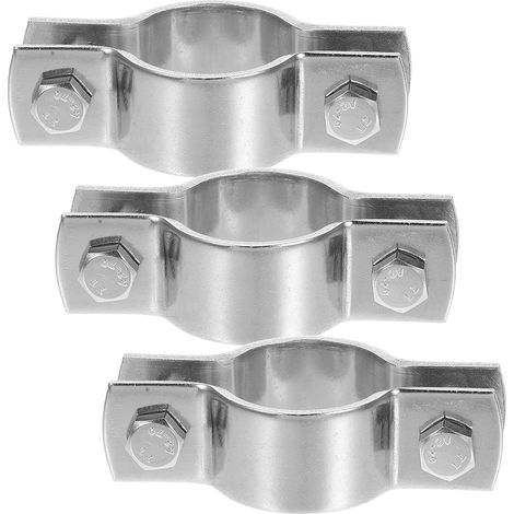 Colliers de serrage tubulaires en acier inoxydable pour pieds chaise b (1/5)