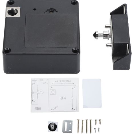 Serrure électronique NFC cachée pour tiroir, verrou invisible pour armoire, sans perçage, pour garde-manger, étagère secrète, casier, placard à chaussures (1/5)