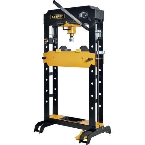 Prensa Hidráulica Profesional 20 TN Recorrido 220 mm Rango 850 mm Taller Industrial