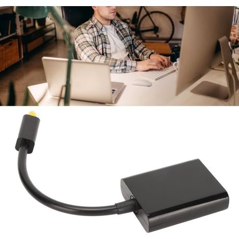 Répartiteur de câble optique 1 en 2 sorties - CIKONIELF - Son Surround - Flexible et Portable (1/4)