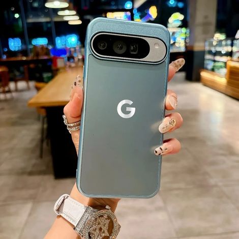 (Bleu, Google Pixel 7a) Coque de téléphone mate de luxe, agréable au toucher, coque arrière en PC antichoc.