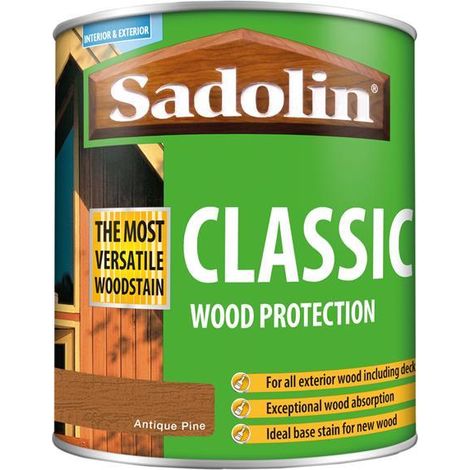 Sadolin 5028457 Classic Wood Protection Antique Pine 1 litre SAD5028457