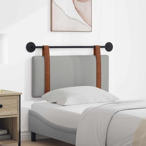 vidaXL Tête de lit suspendue Gris nuage PU antique (1/5)