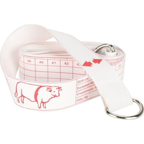 Livestock Measuring Tape, Chest Weight Contrast Ruler, Flexible Body Measuring Ruler for Farm Supplies (1/4)