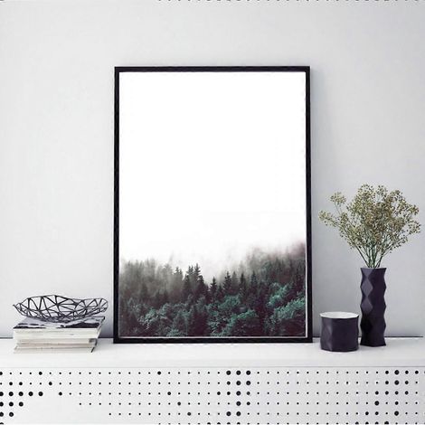 Leinwanddruck „Das Meer und Chopins Manuskripte“, minimalistische Wandkunst, inspiriert von Modefotografie, ideal für Wohnzimmer, Schlafzimmer oder Büro (3er-Set, ungerahmt) (1/3)