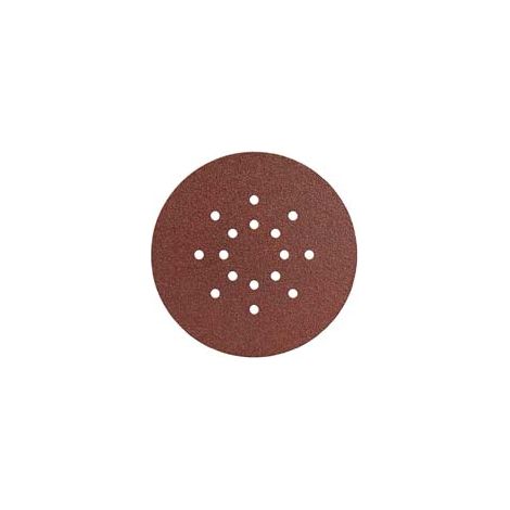 DISCHI CARTA ABRASIVA FORATA CON VELCRO PER ROTORBITALI Ø MM.225- - grana p120 confezione da 50 pz. - 1 confezione IMPERIAL