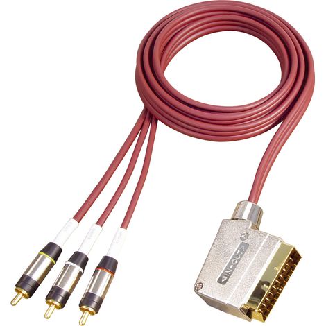 Equip Scartcable - 3xRCA 5,0m 5 m