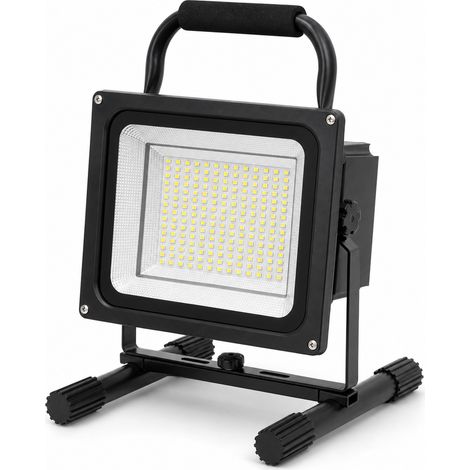 Proiettore LED ricaricabile portatile per campeggio cantiere nero (1/5)
