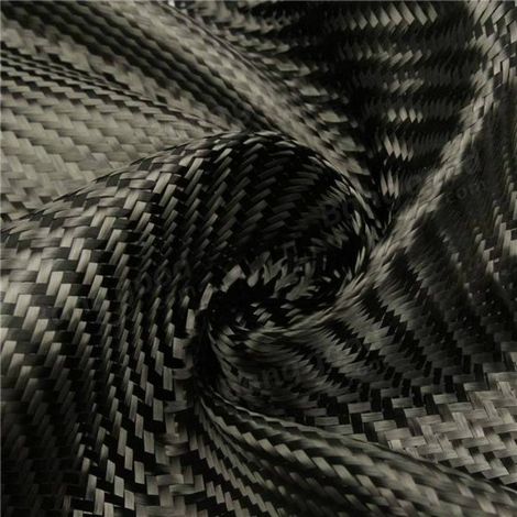 Tessuto in vera fibra di carbonio 200 g/m² 3k 2/2 TWILL Misura - 1000mm(100cm) x 1 Metro (1/5)