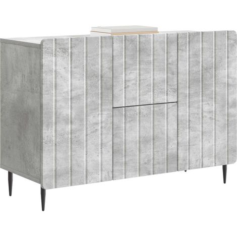 Maison Exclusive - Credenza Grigio Cemento 89 x 34,5 x 62 cm Legno ingegnerizzato
