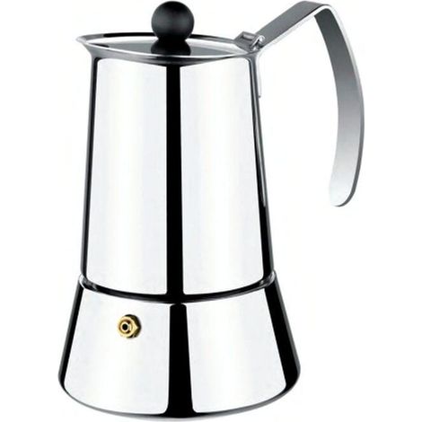 Monix Eterna Cafetière Italienne Argent 10 Tasses