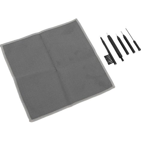Kit de nettoyage multifonction de 6 pièces pour amplificateurs auditifs avec boucle magnétique pour l'extraction du cérumen (1/5)