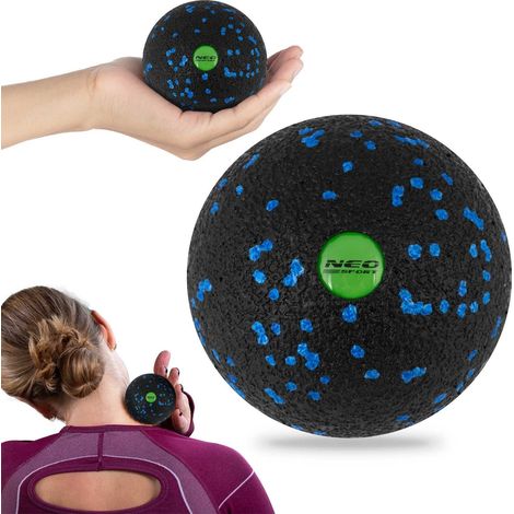 Pelota de masaje y fitness ns 965 negroazul (1/5)