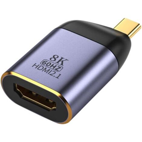 CY USB4 USB-C Type-C Mâle Source vers HDMI 2.0 Femelle Display 8K 60HZ UHD 4K HDMI Monitor Adapter (1/5)