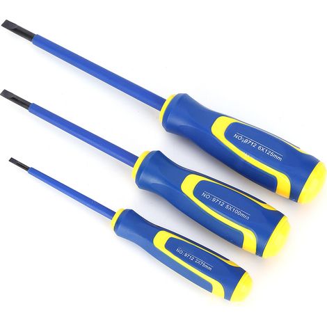 Ensemble de 7 tournevis isolés pour plomberie et électricité avec stylo testeur (1/5)