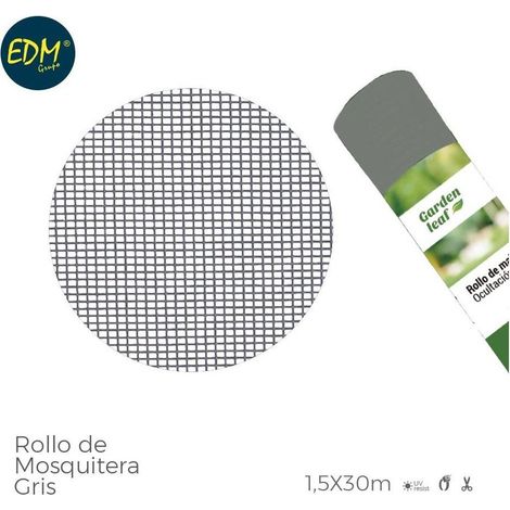 Graue Moskitonetzrolle 1,50x30m