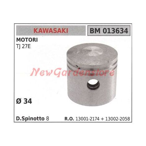 KAWASAKI Kolben für Landschaftsgärtner TJ27E 013634